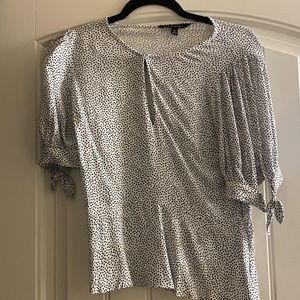 Banana republic peplum shirt